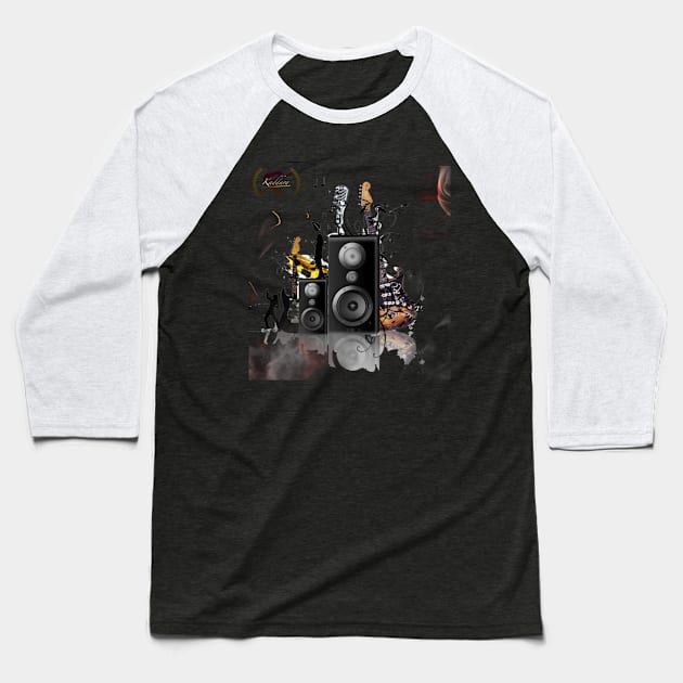 Music Baseball T-Shirt by Kaddara